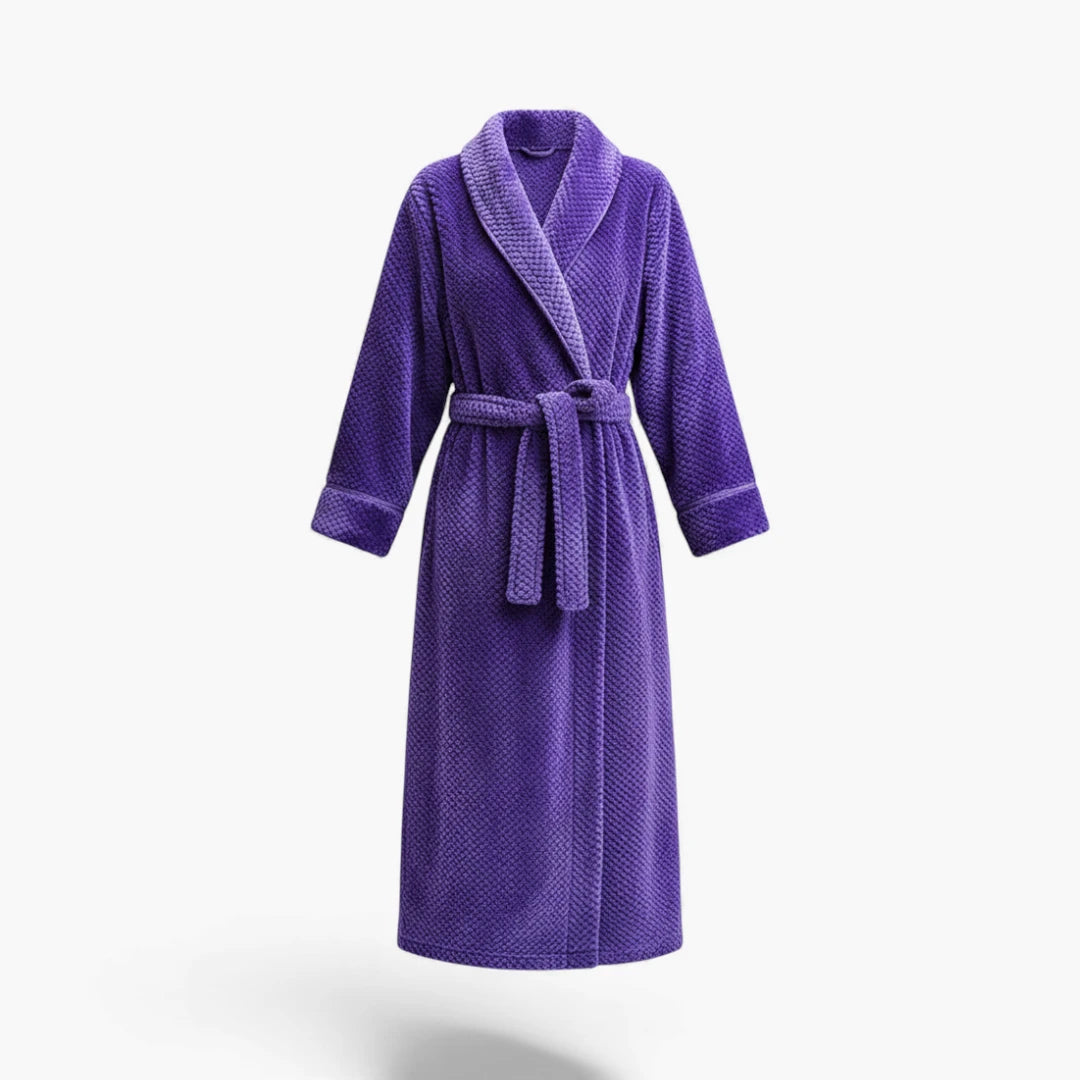 Peignoir Hiver Femme - Violet Doux