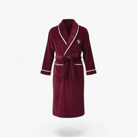 Peignoir Homme en Polaire – Couleur Bordeaux