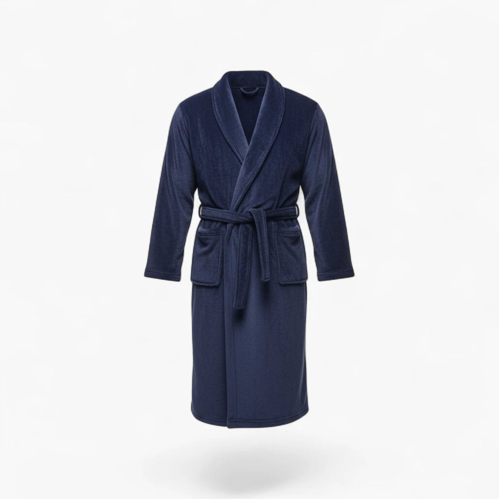 Peignoir de bain polaire homme – Bleu