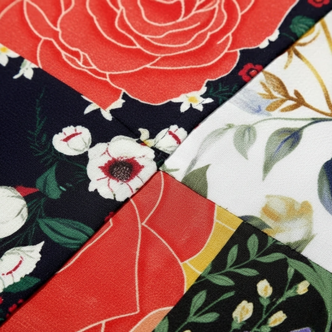 Kimono japonais en patchwork
