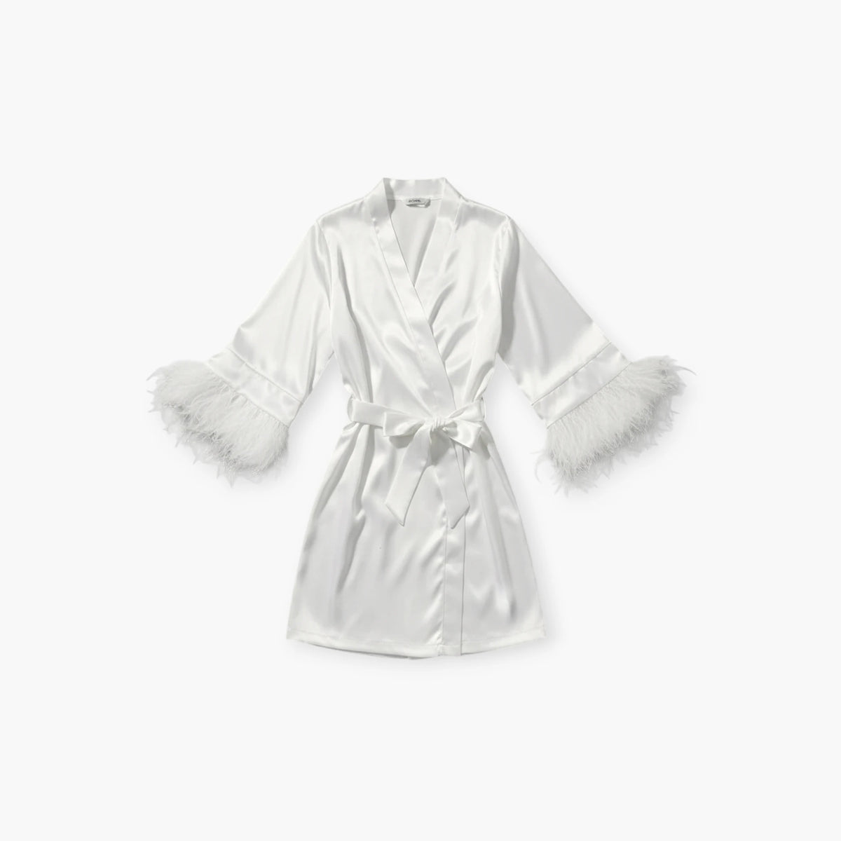 Peignoir Satin Fourrure