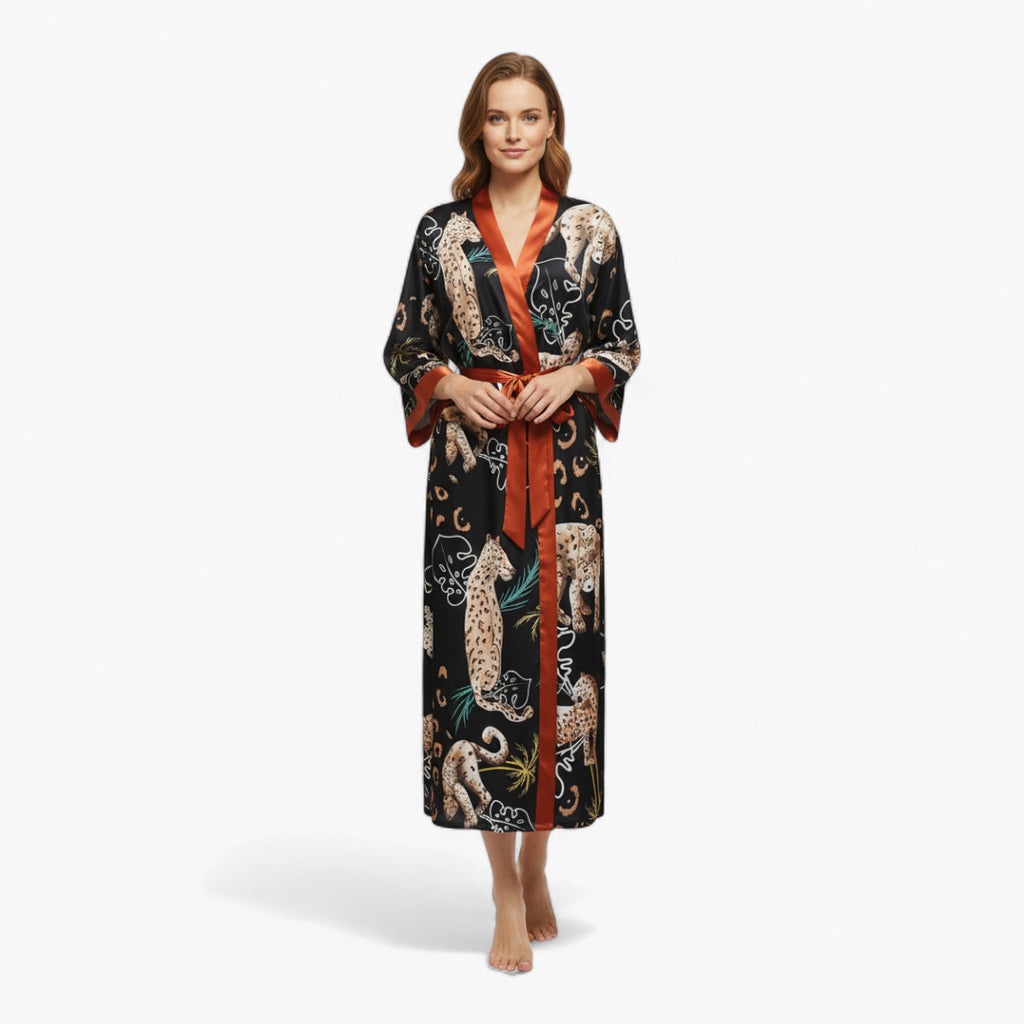 Peignoir Imprimé Leopard