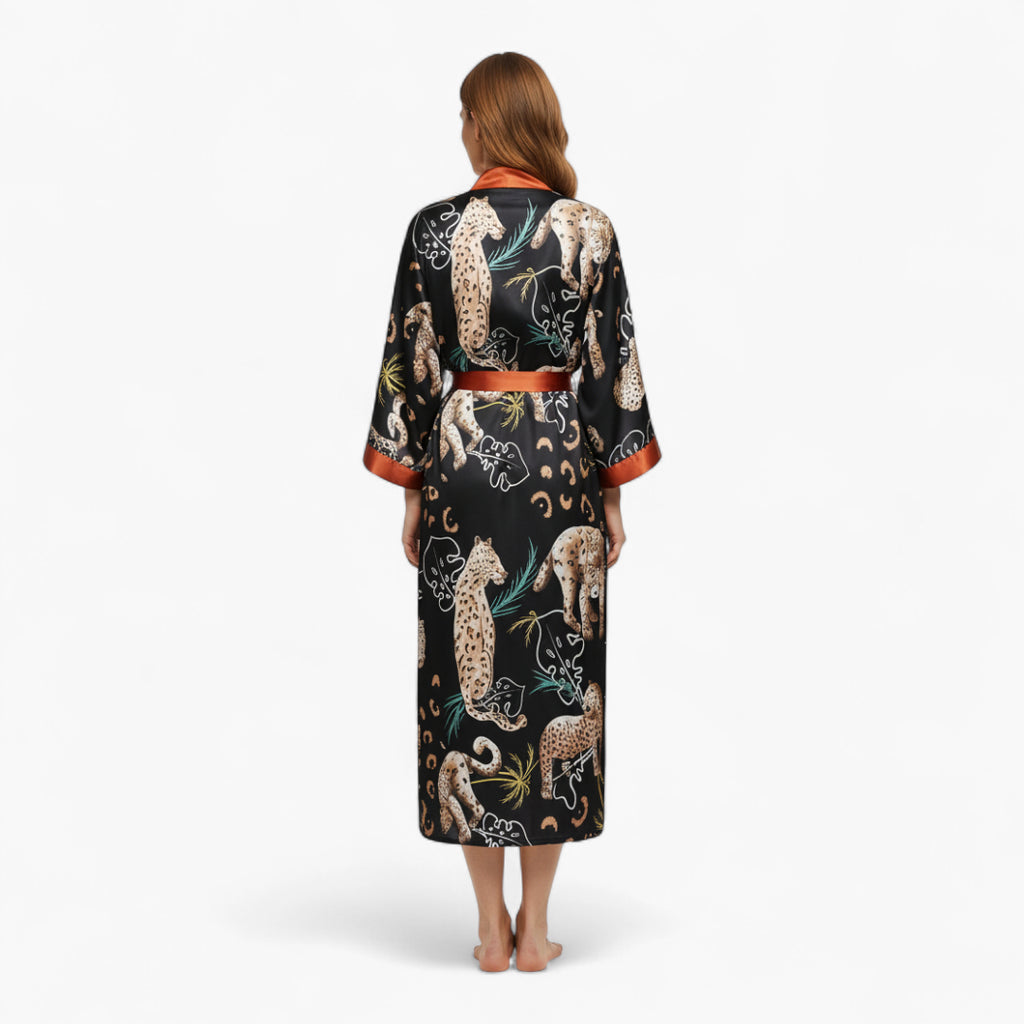 Peignoir Imprimé Leopard