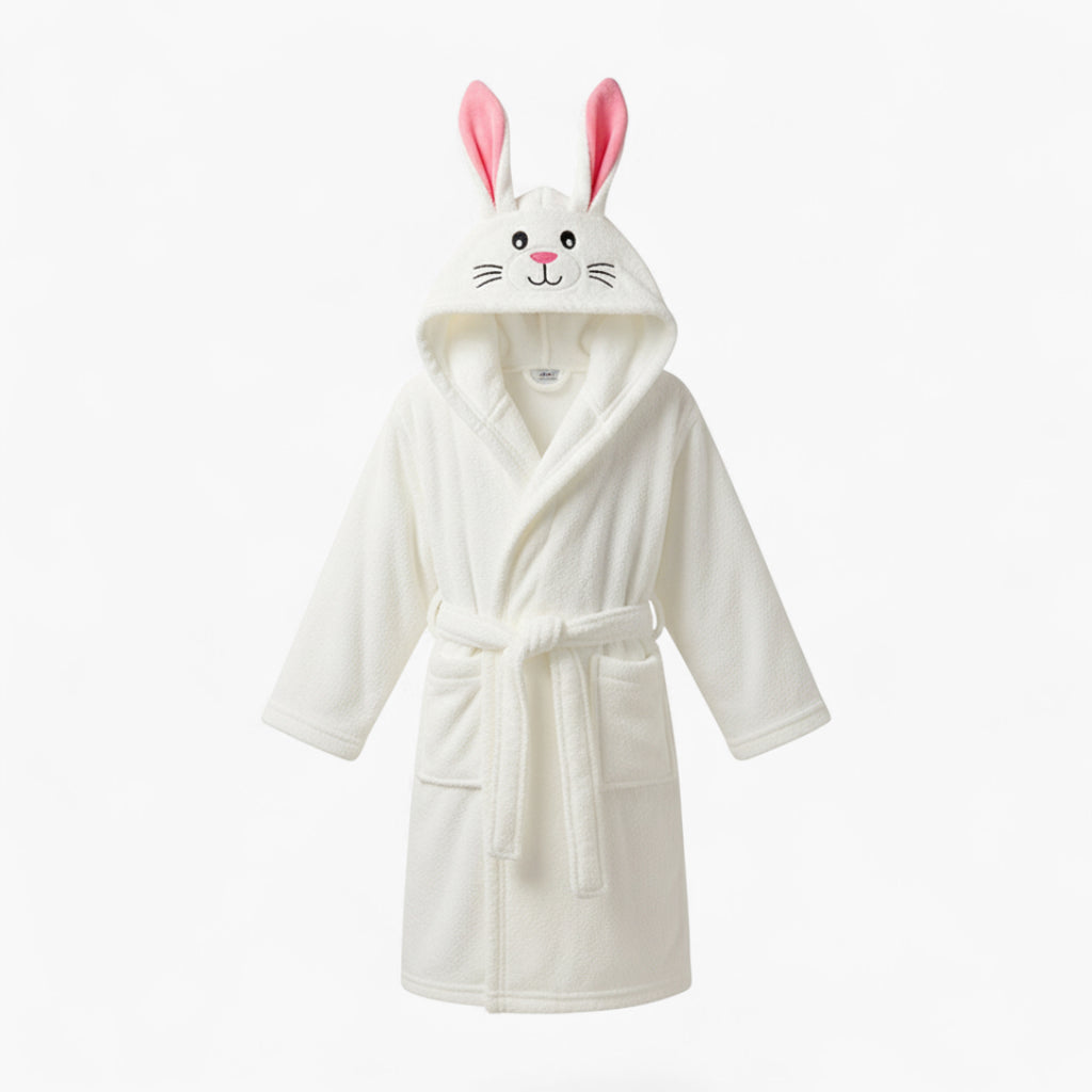 Peignoir Polaire Enfant Lapin