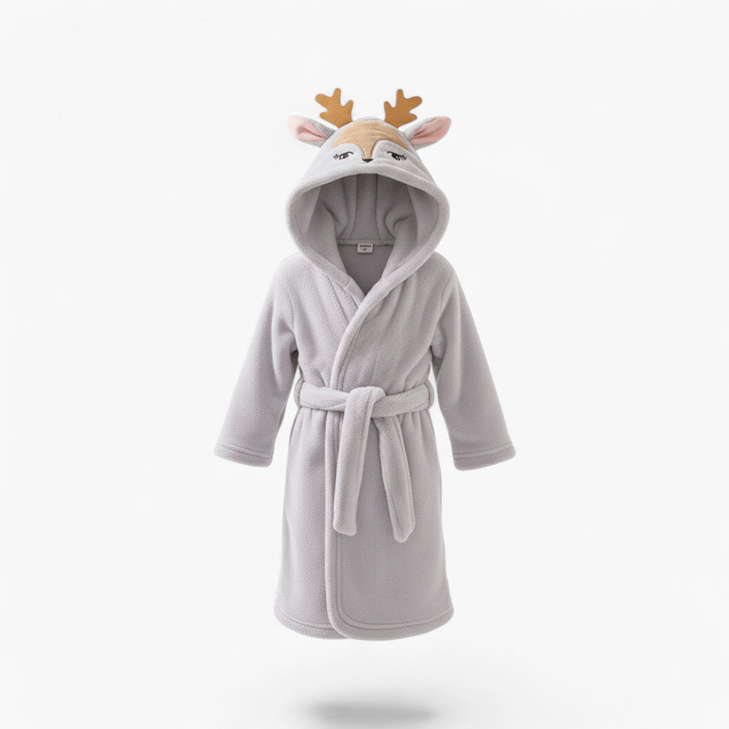 Peignoir Polaire Enfant Cerf