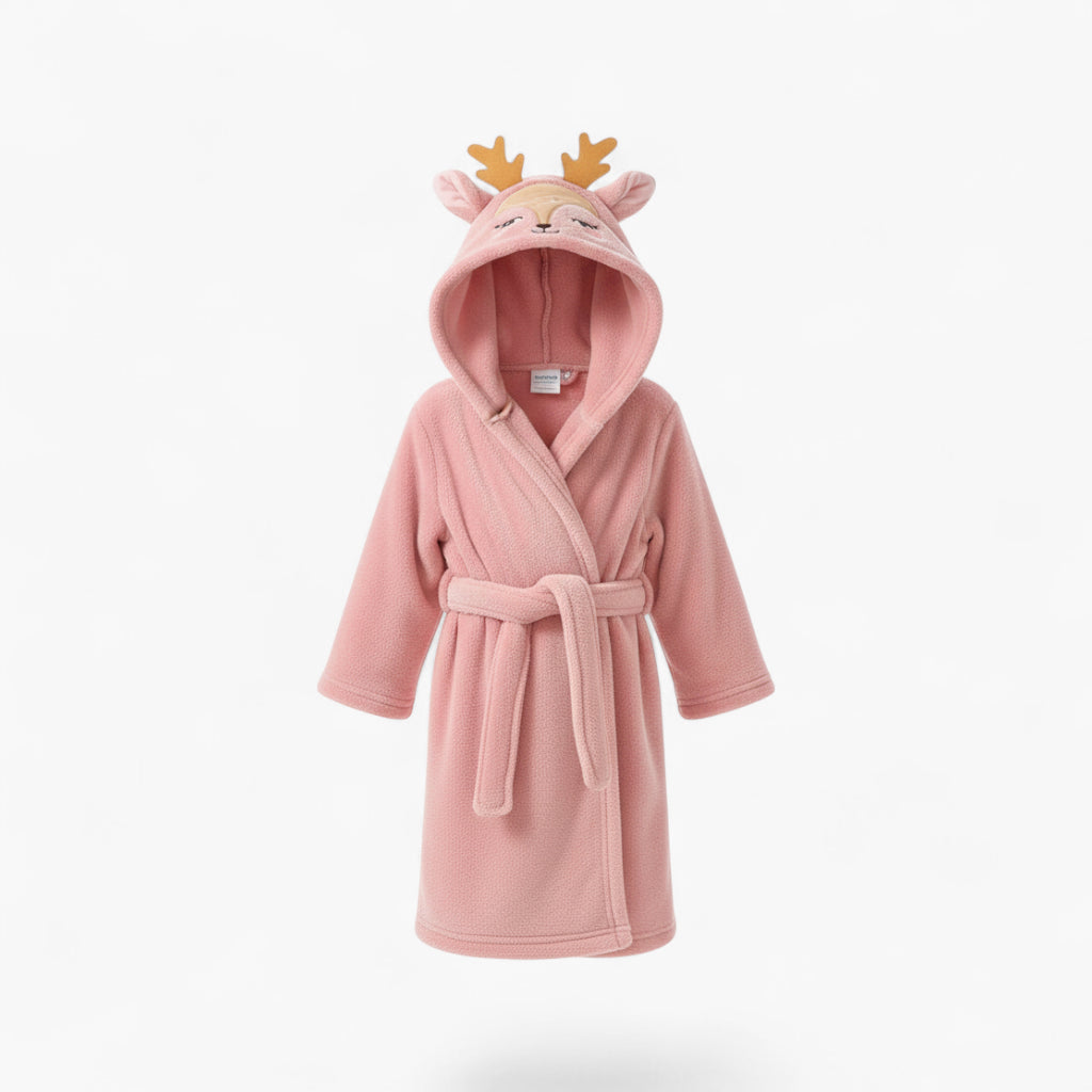 Peignoir Polaire Enfant Cerf