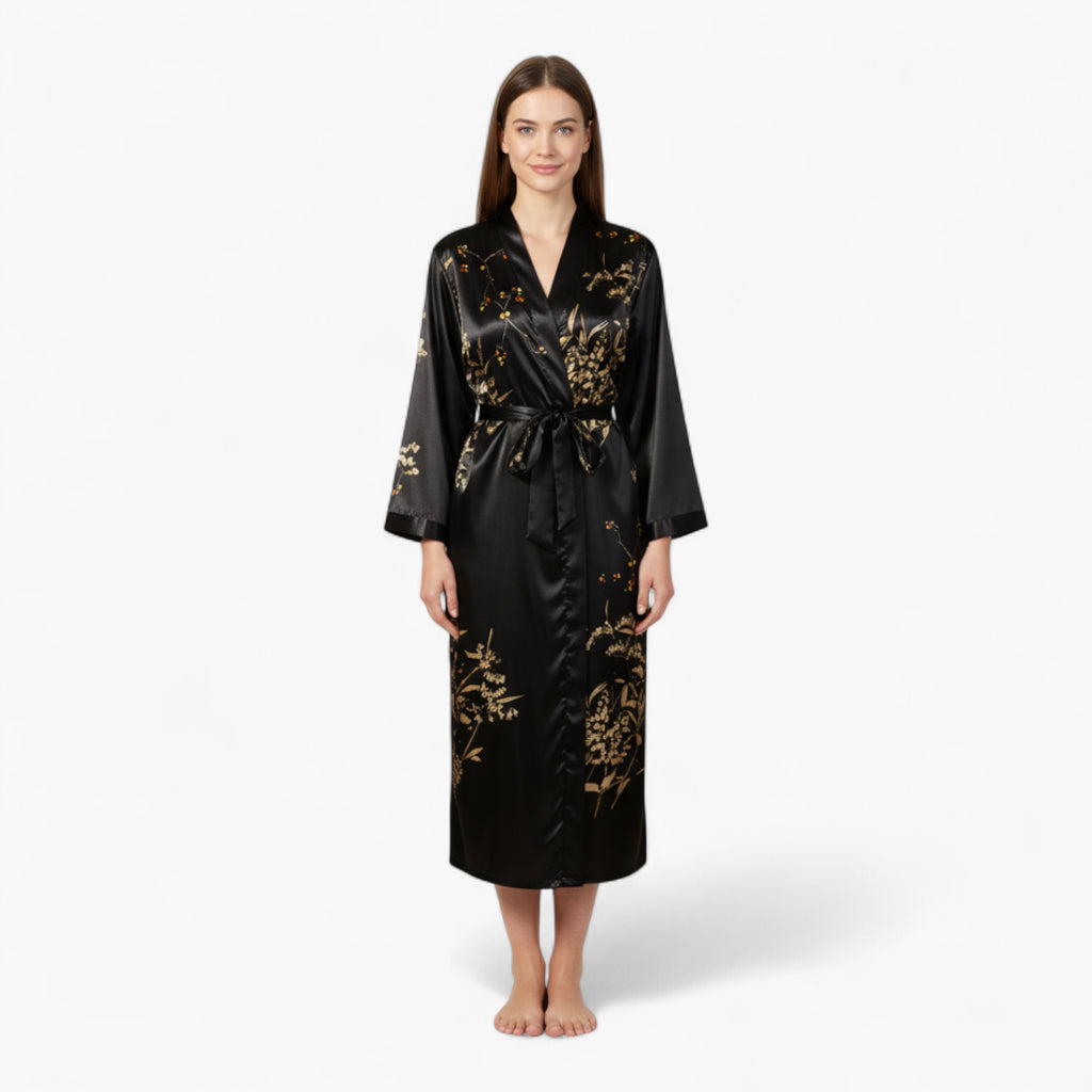 Peignoir Kimono Femme Fleuri