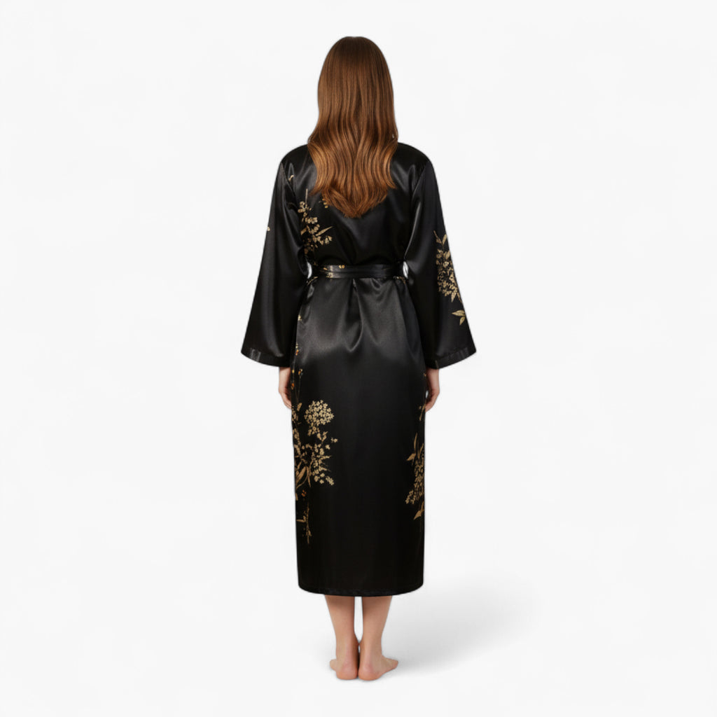 Peignoir Kimono Femme Fleuri