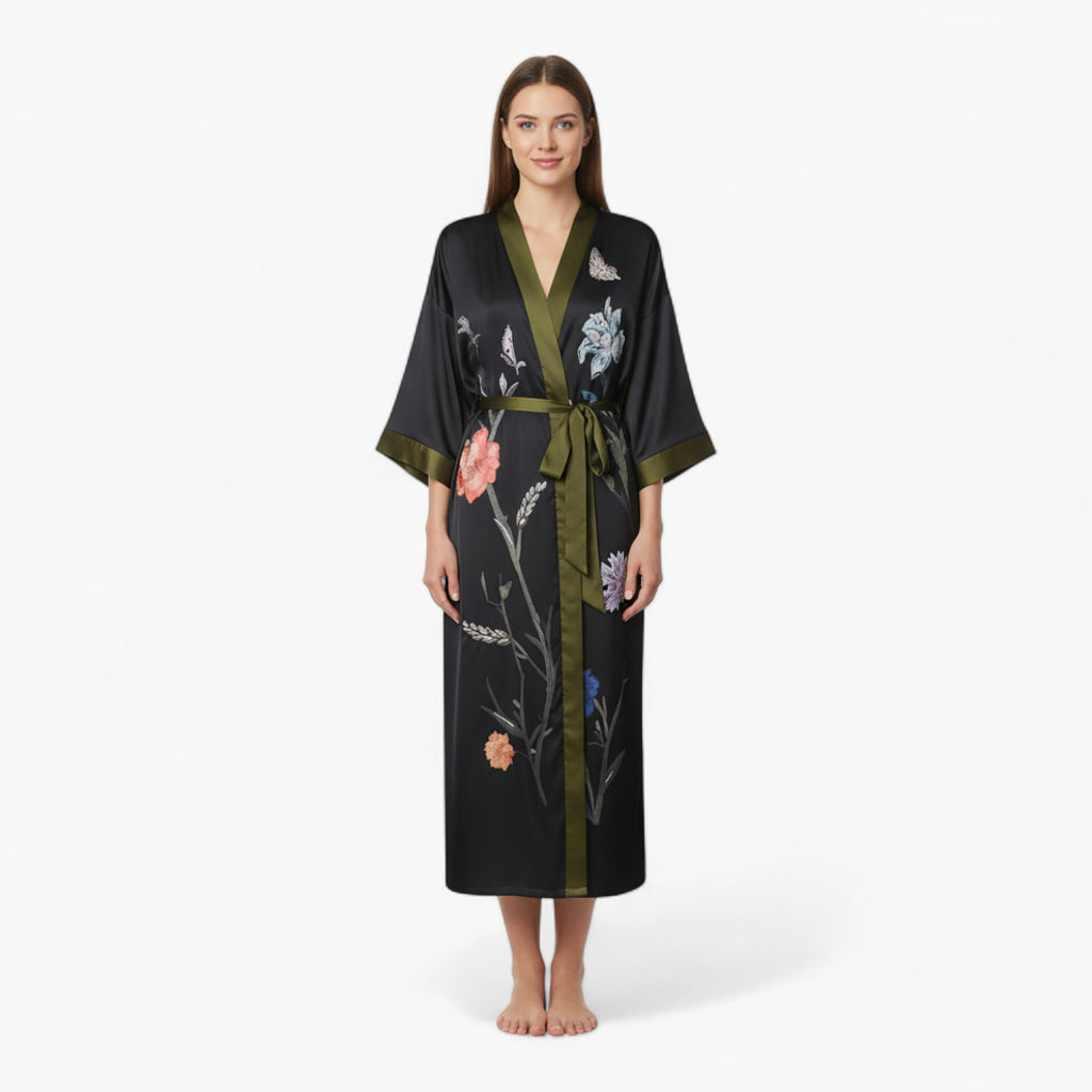 Peignoir Kimono Femme Satin