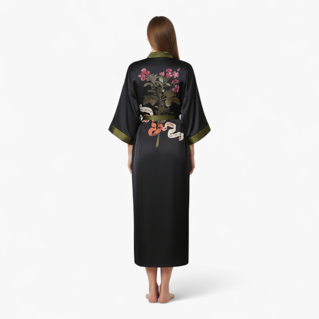 Peignoir Kimono Femme Satin