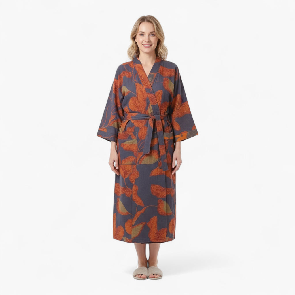 Peignoir De Bain Femme En Coton