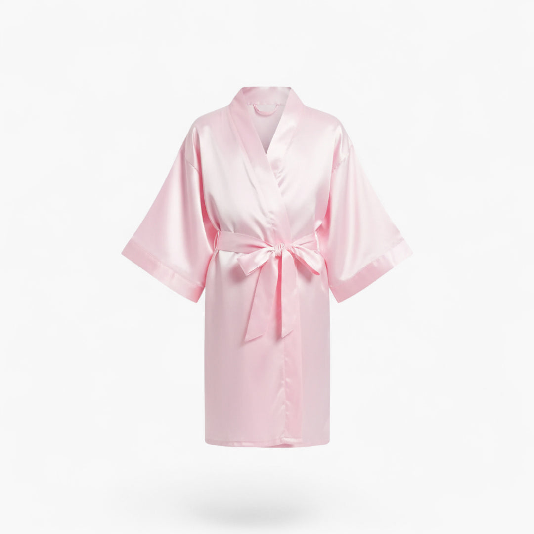 Peignoir Satin Fille Classique