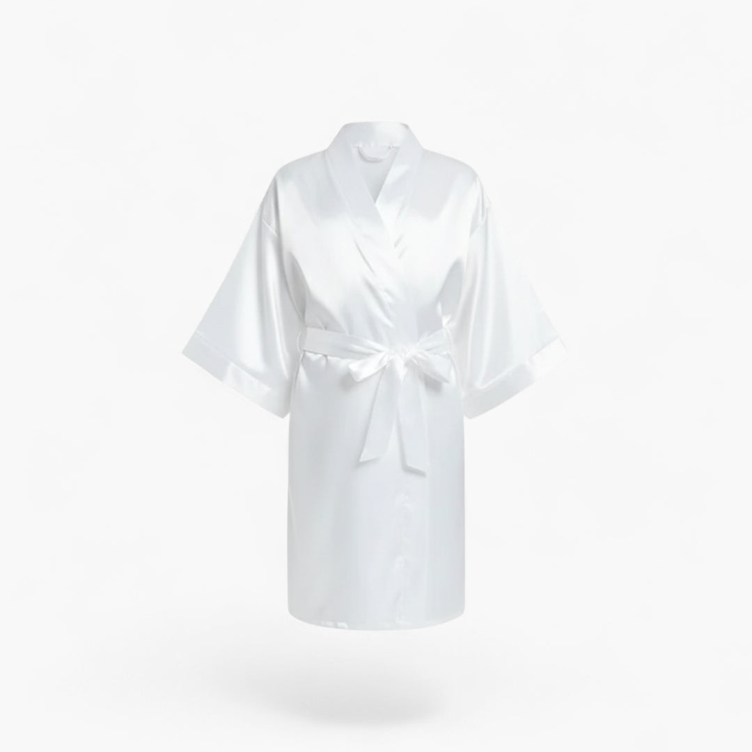 Peignoir Satin Fille Classique