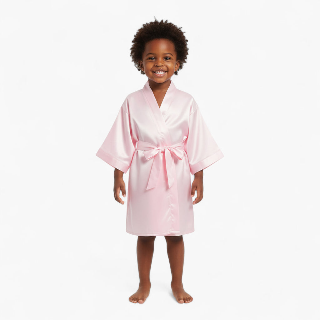 Peignoir Satin Fille Classique