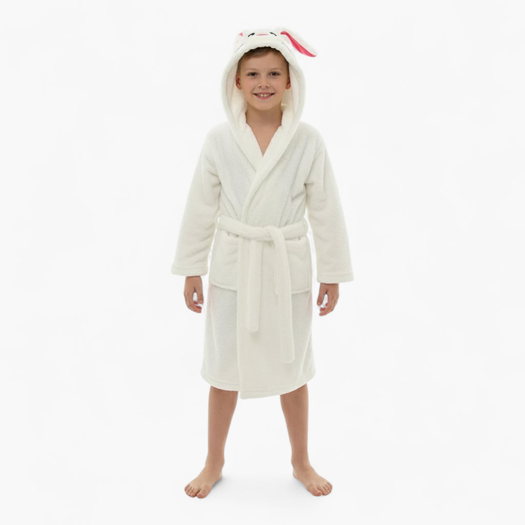 Peignoir Polaire Enfant Lapin