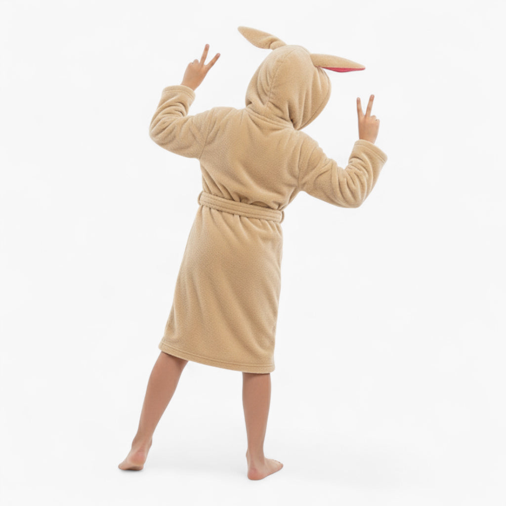Peignoir Polaire Enfant Lapin
