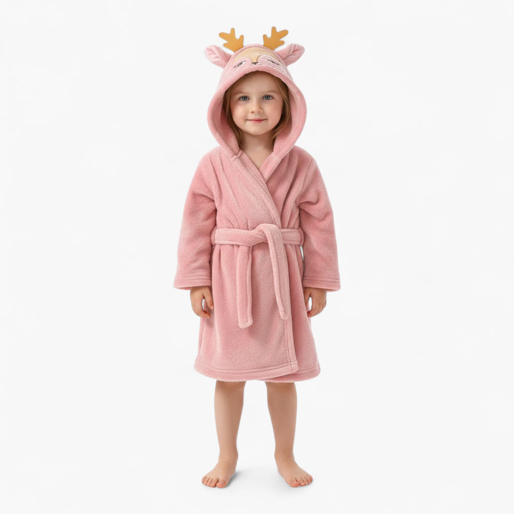 Peignoir Polaire Enfant Cerf