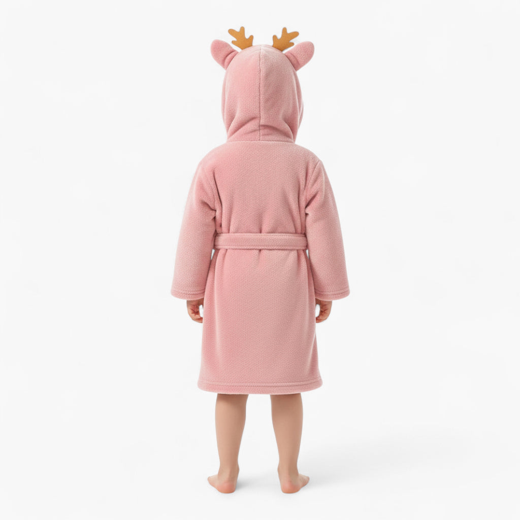 Peignoir Polaire Enfant Cerf