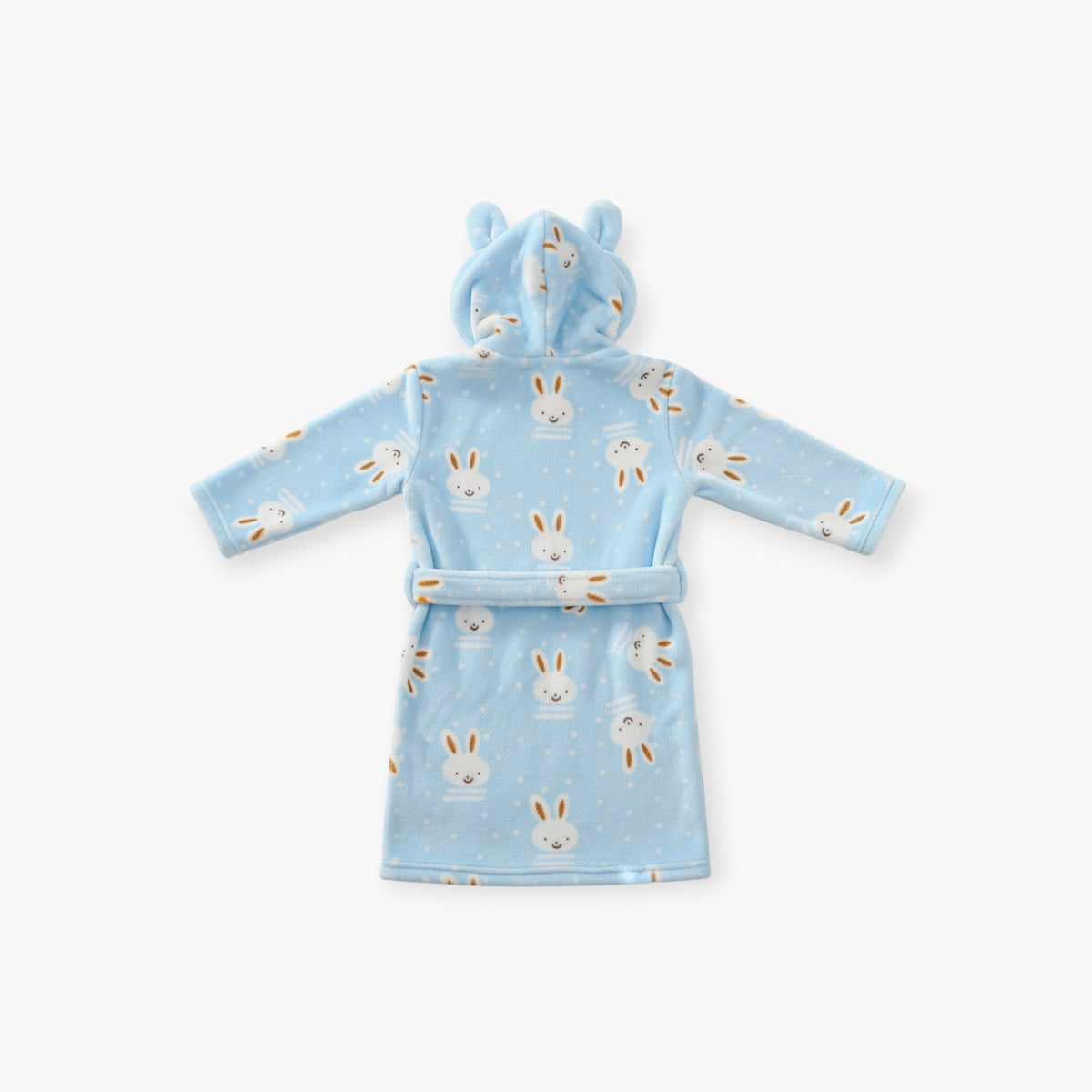 Peignoir Polaire Enfant Lapin Bleu