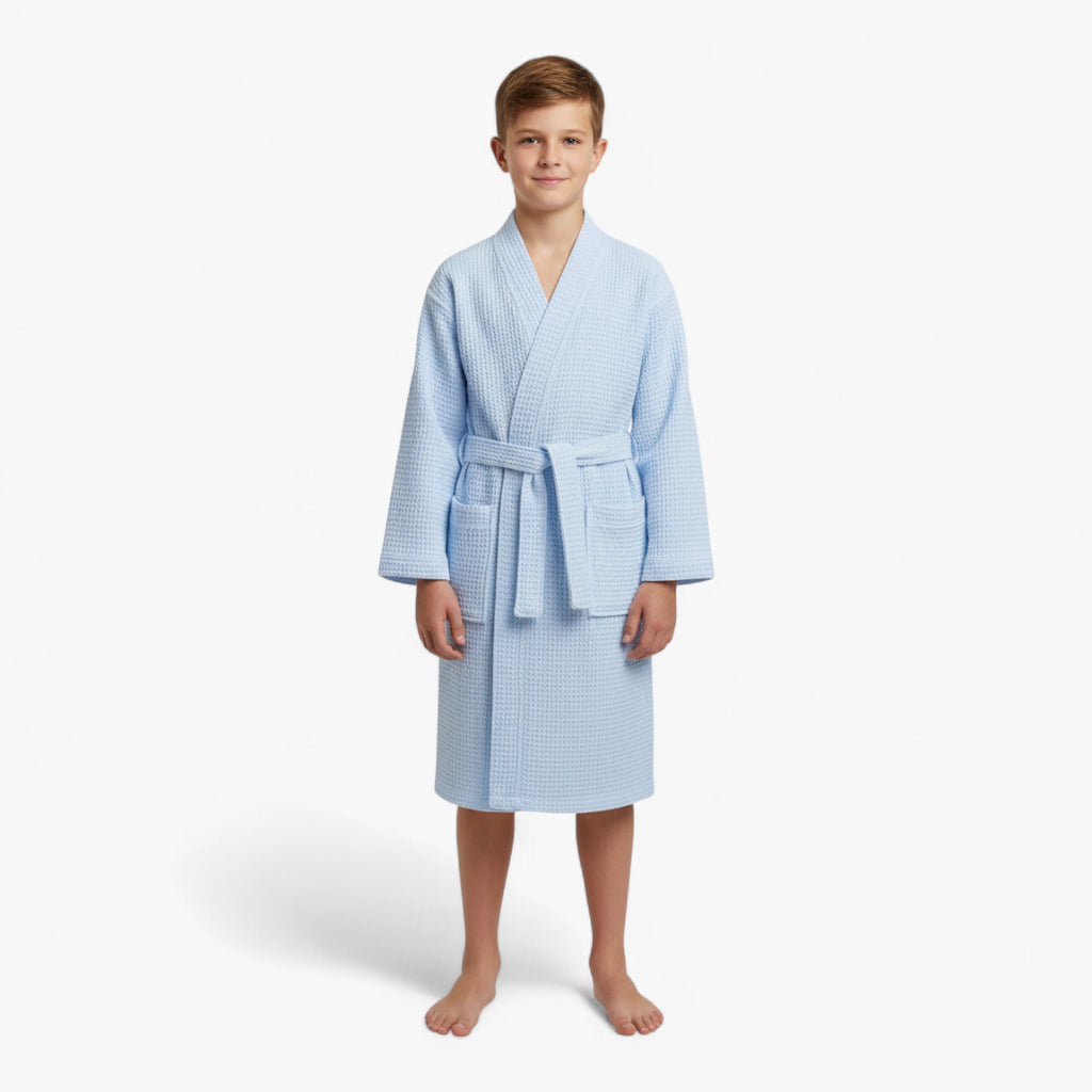 Peignoir Enfant Nid D’Abeille