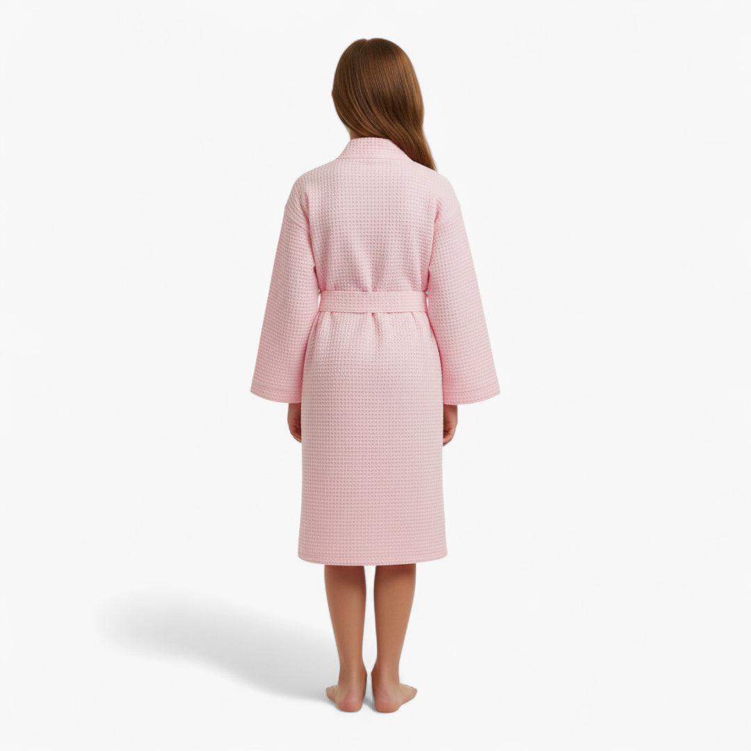 Peignoir Enfant Nid D’Abeille