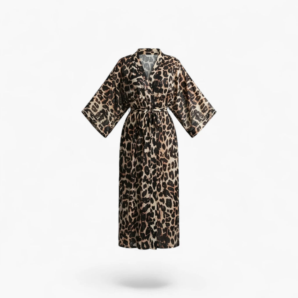 Kimono Leopard Femme