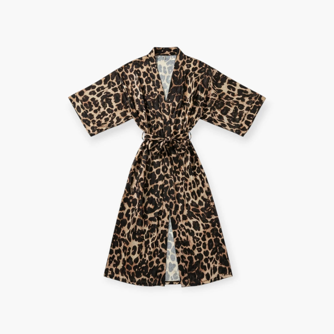 Kimono Leopard Femme