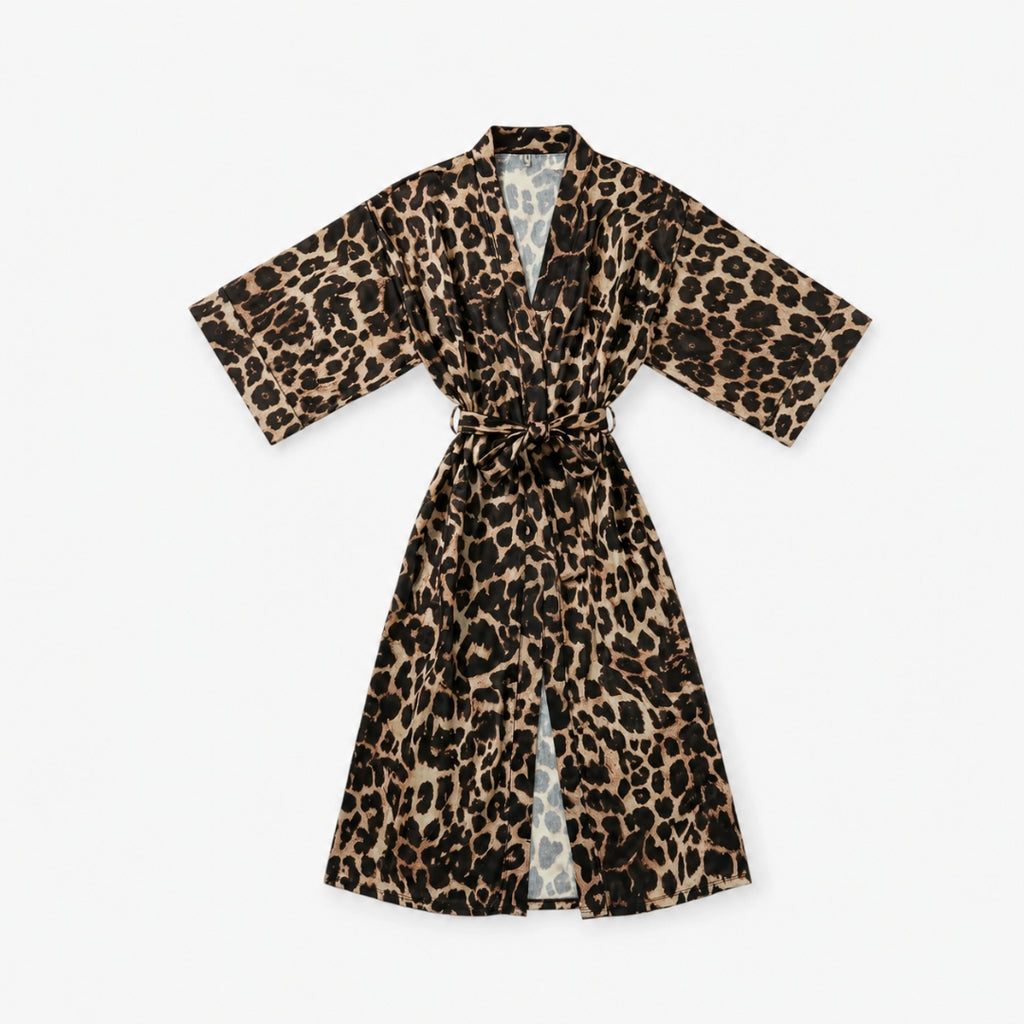 Kimono Leopard Femme