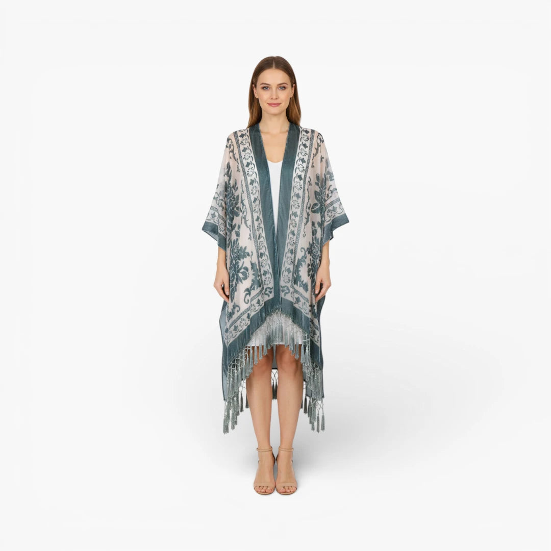 Kimono à  frange tendance bohème