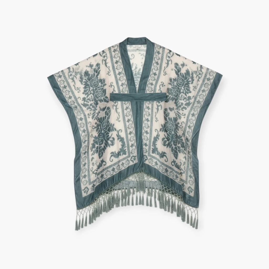 Kimono à  frange tendance bohème
