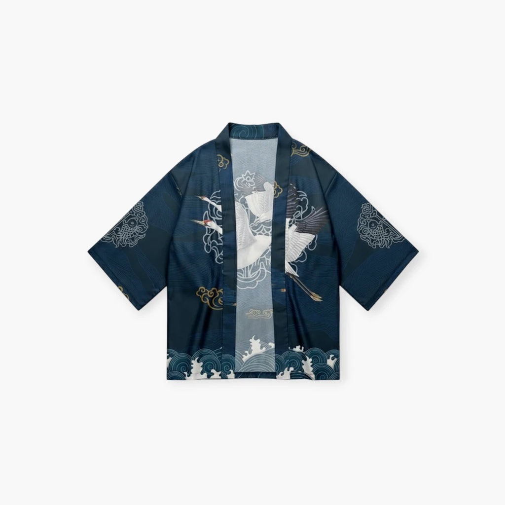 Kimono bleu nuit