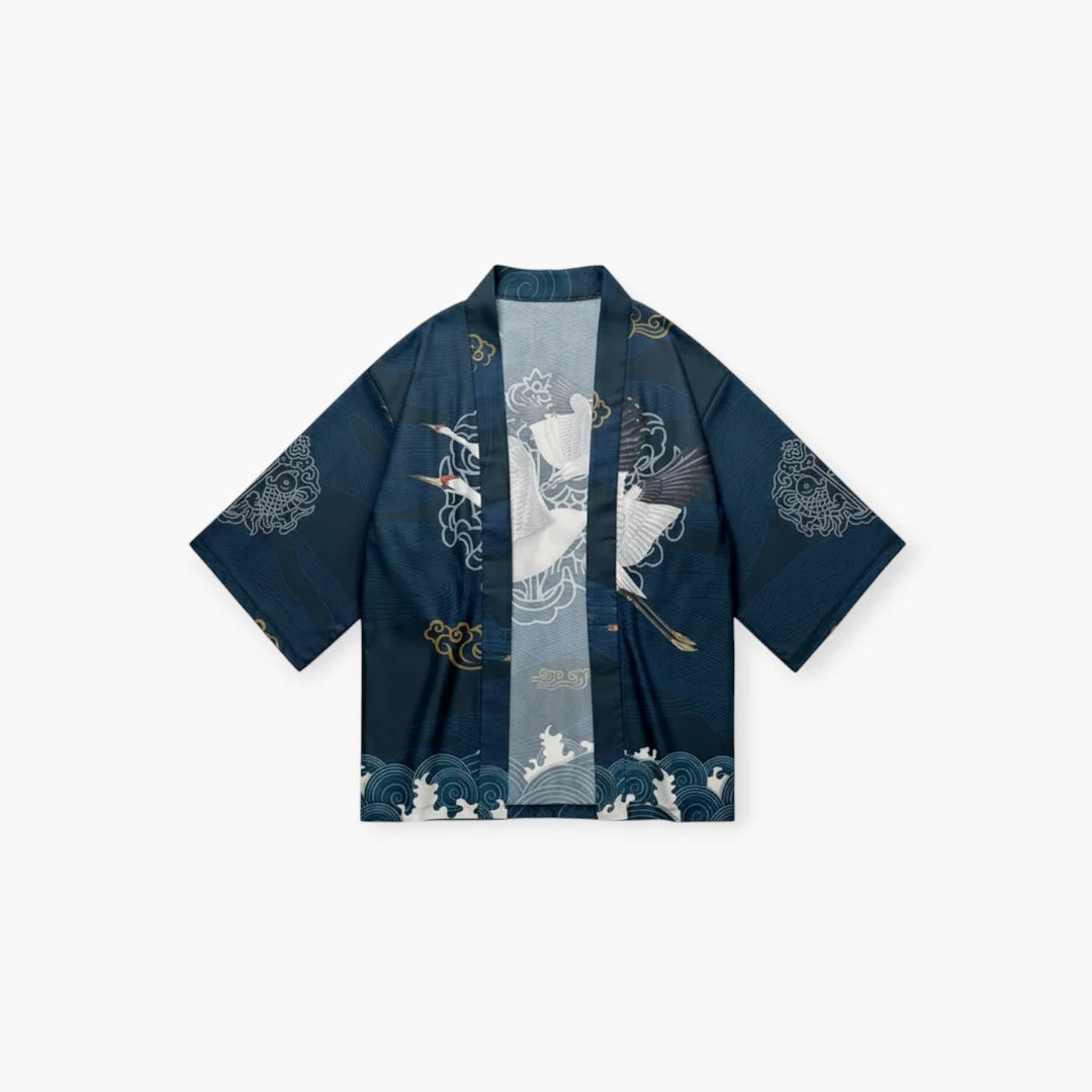 Kimono bleu nuit