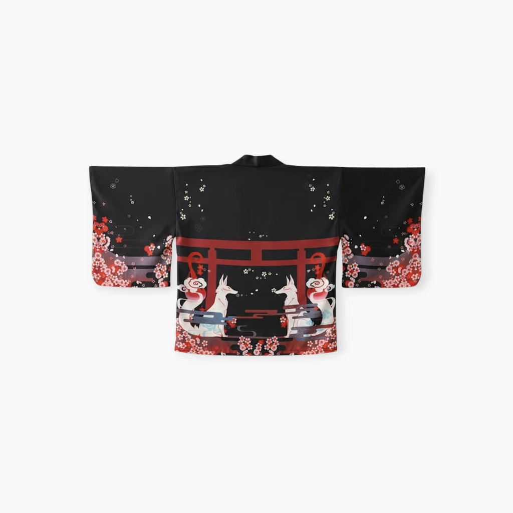 Kimono homme motif renard