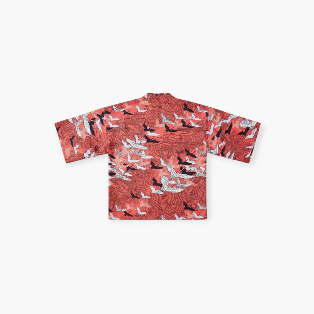Kimono japonais rouge