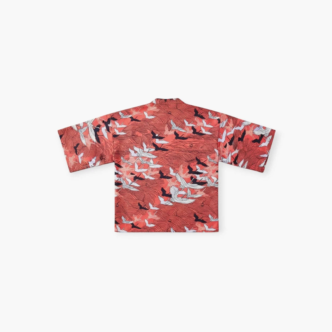 Kimono japonais rouge