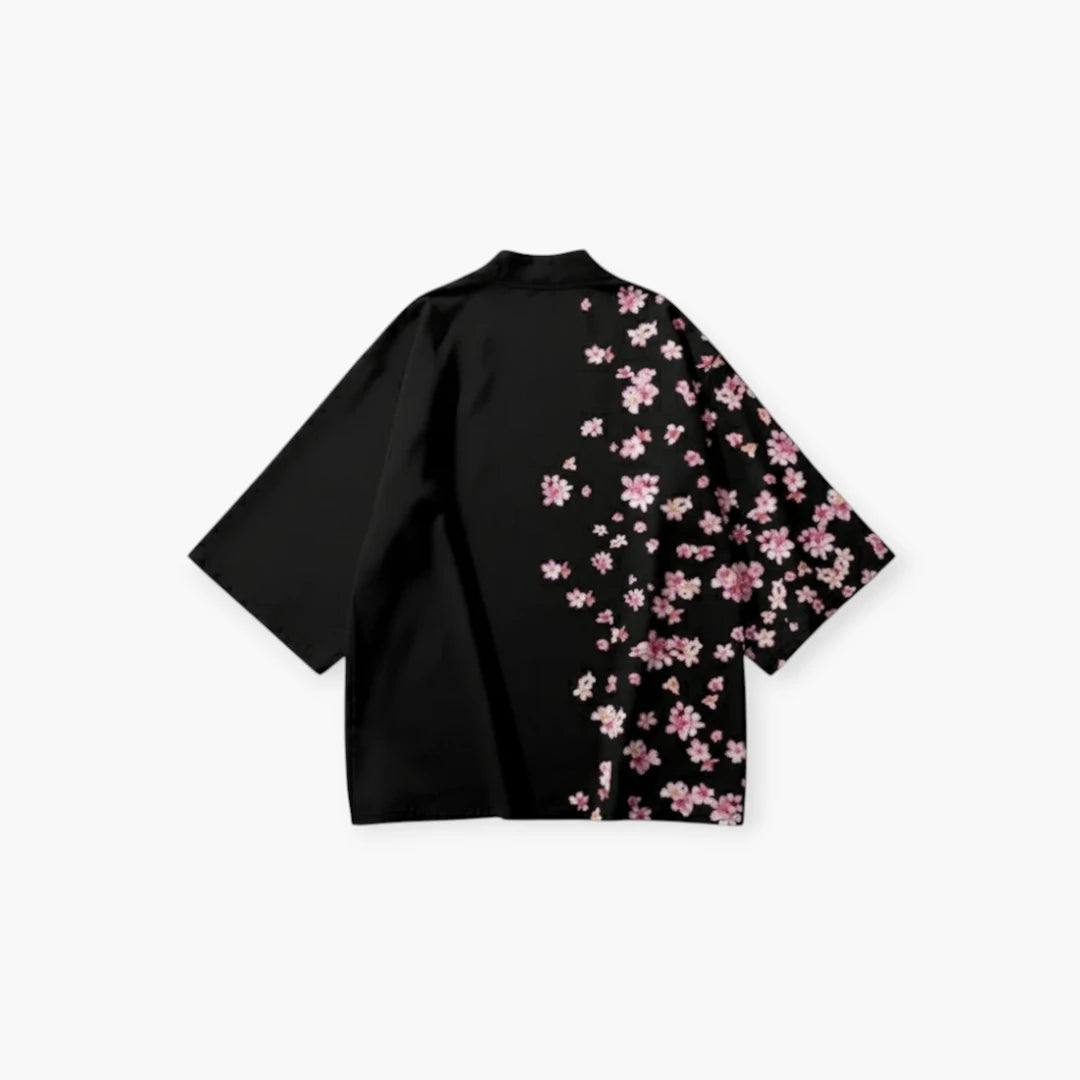 Kimono traditionnel japonais fleurs