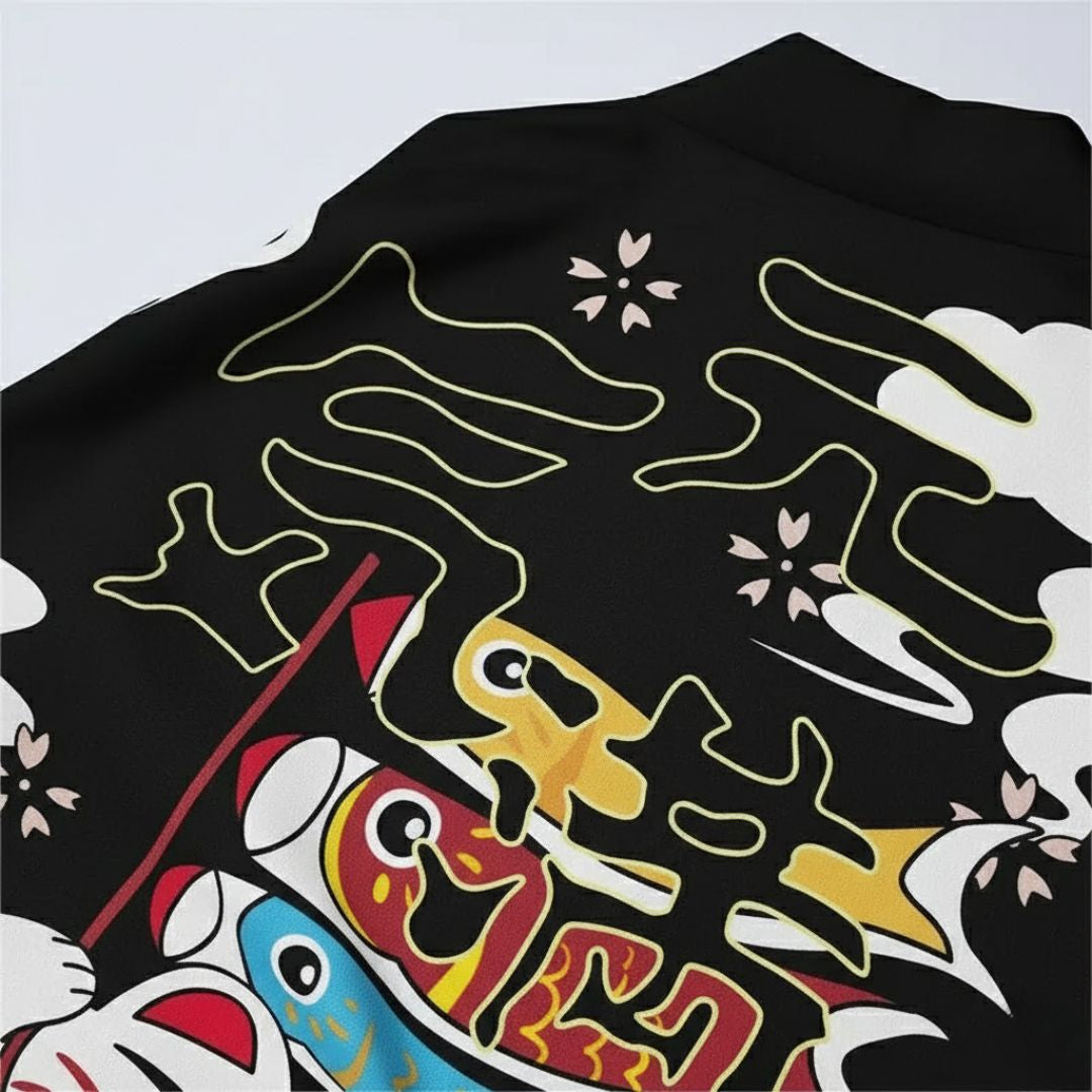 Kimono dessin maneki neko