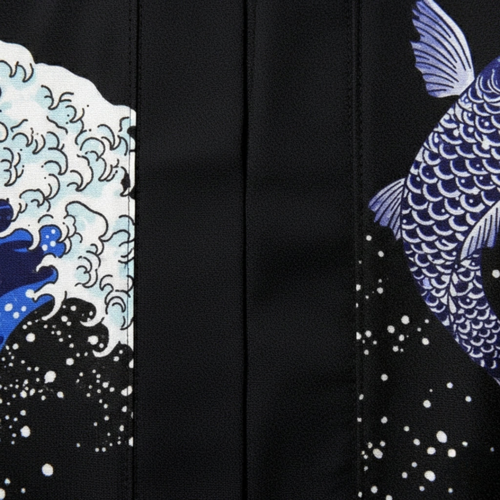 Kimono japonais carpe koi