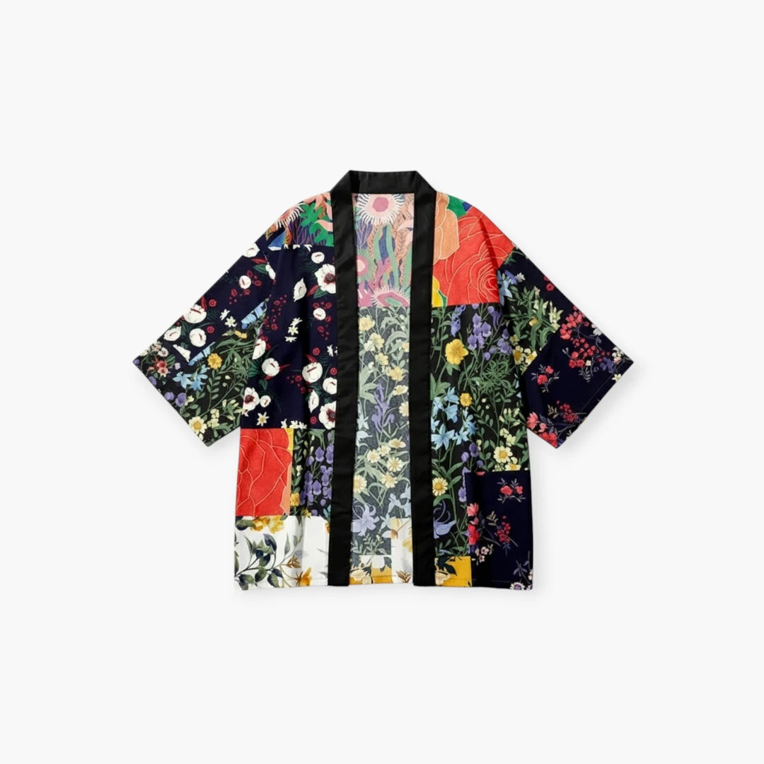 Kimono japonais en patchwork