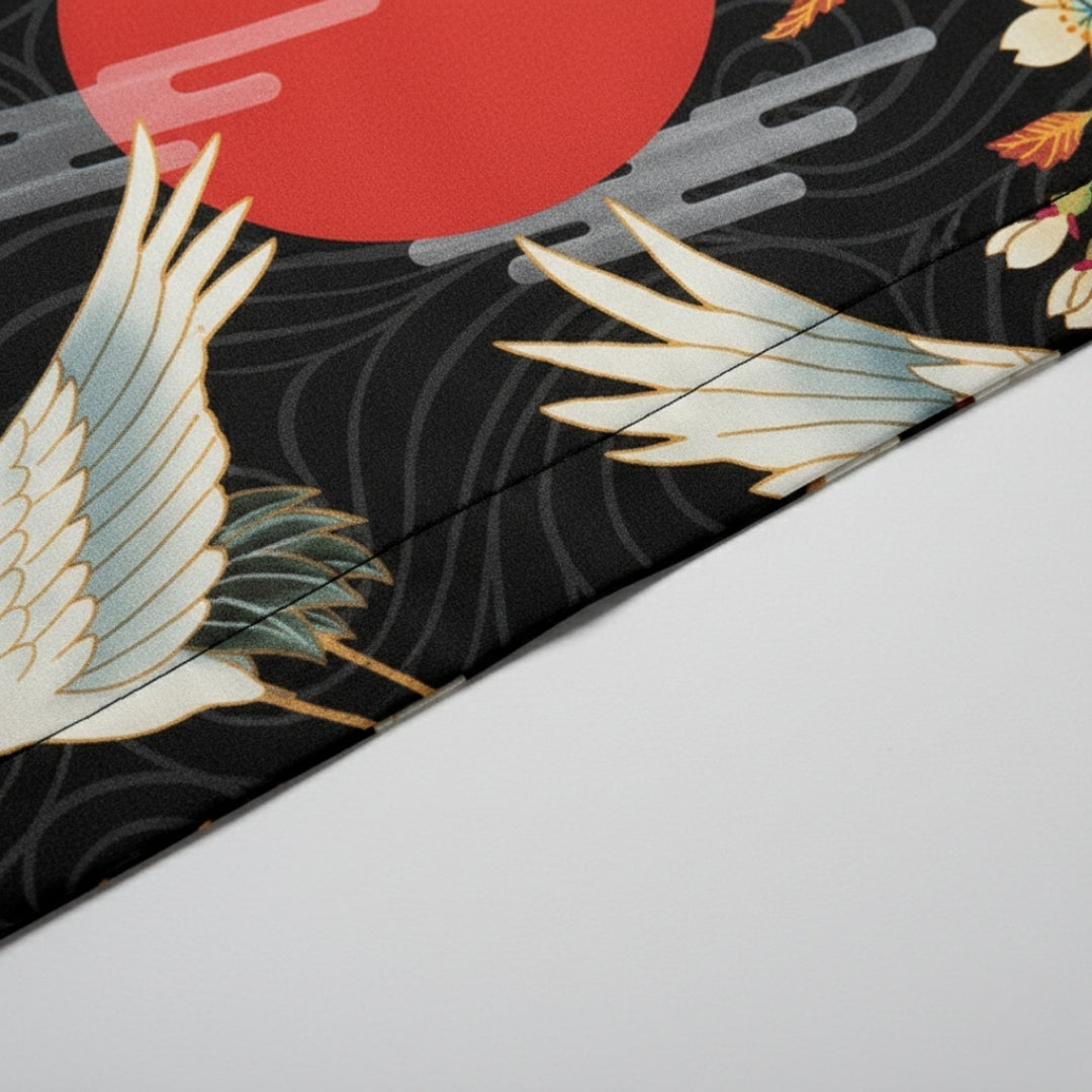 Kimono japonais grue