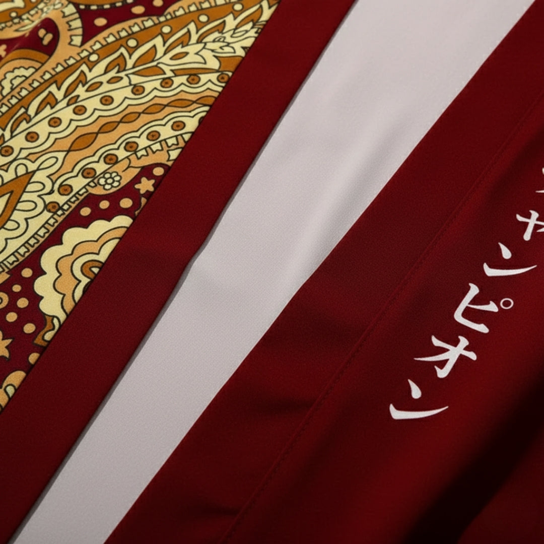 Kimono rouge bordeau