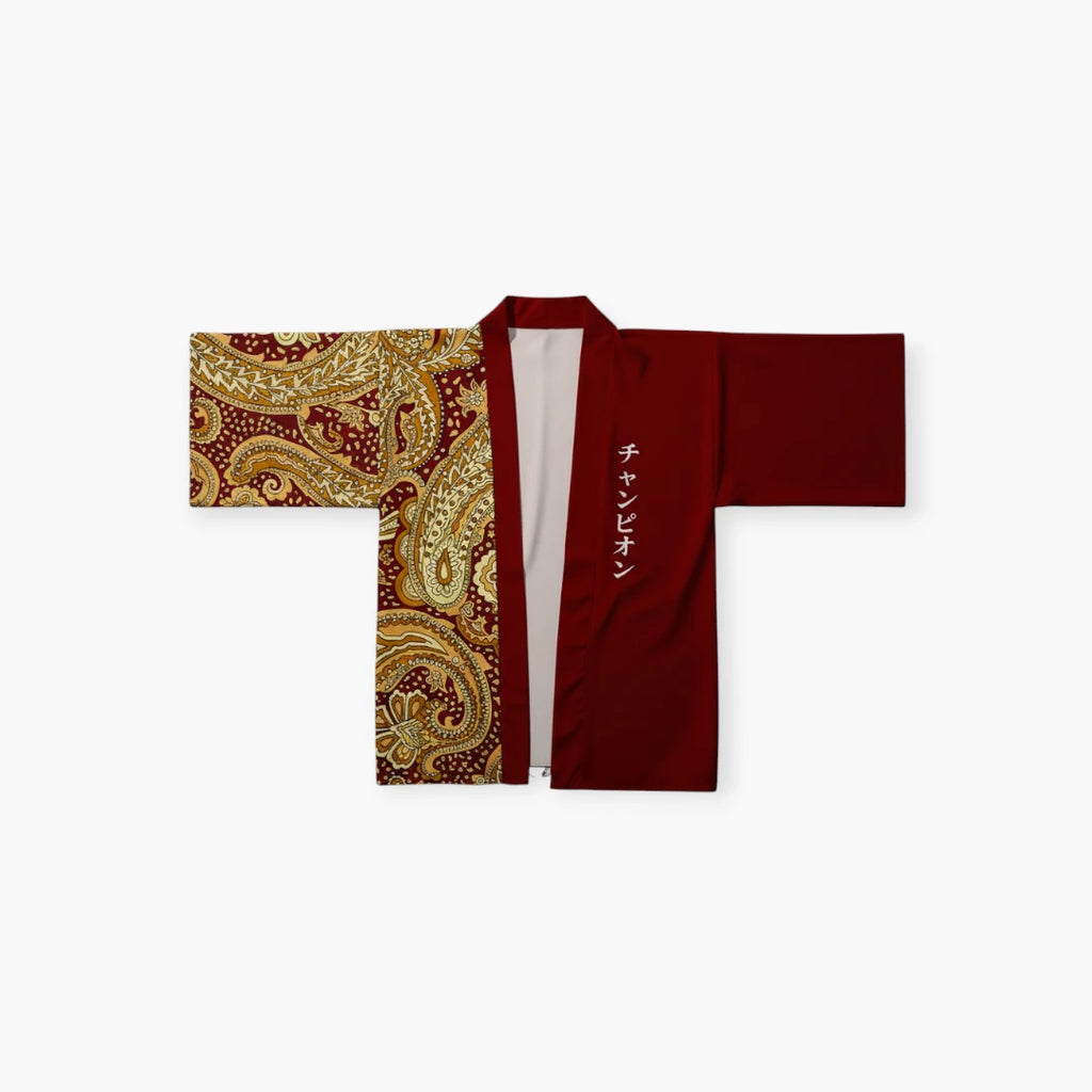 Kimono rouge bordeau