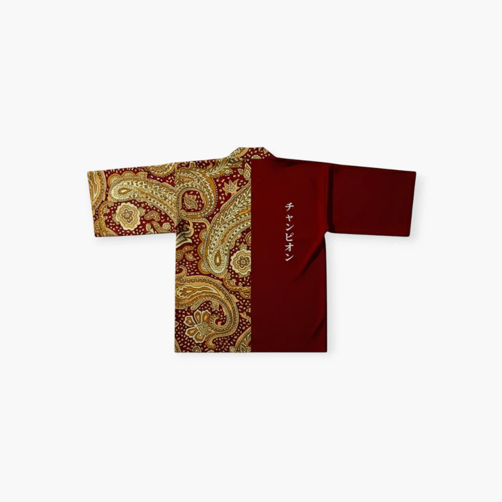 Kimono rouge bordeau