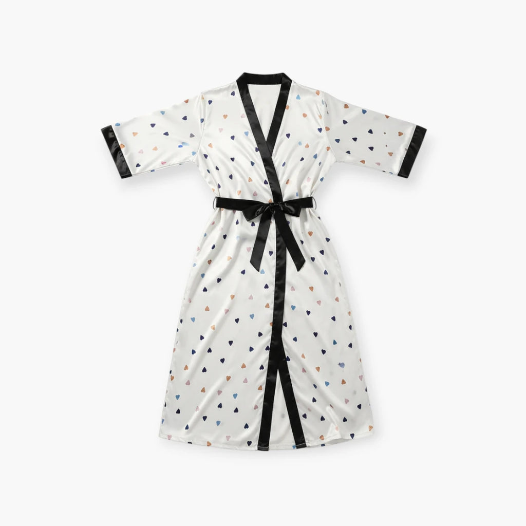 Peignoir Bain Long Blanc Femme