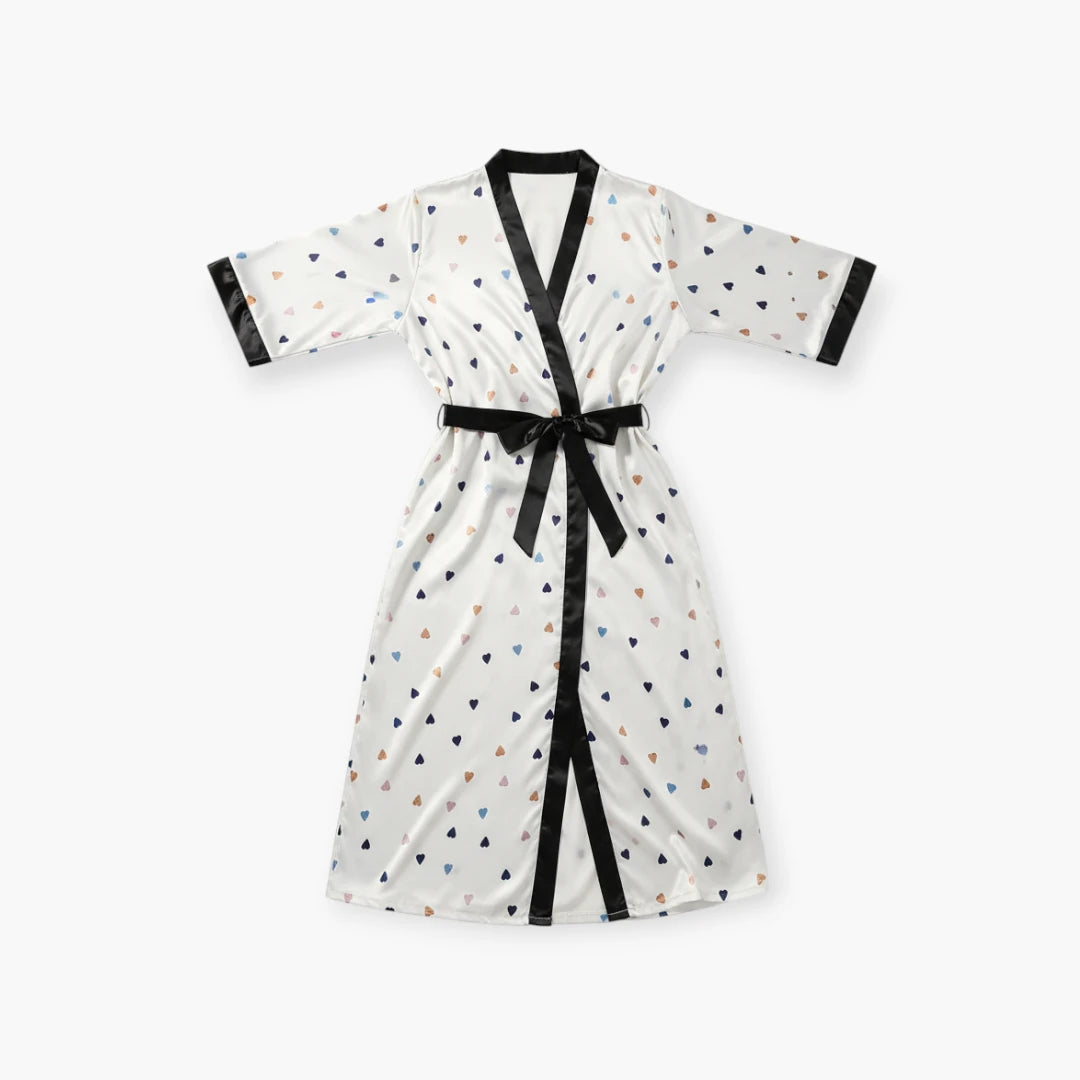 Peignoir Bain Long Blanc Femme