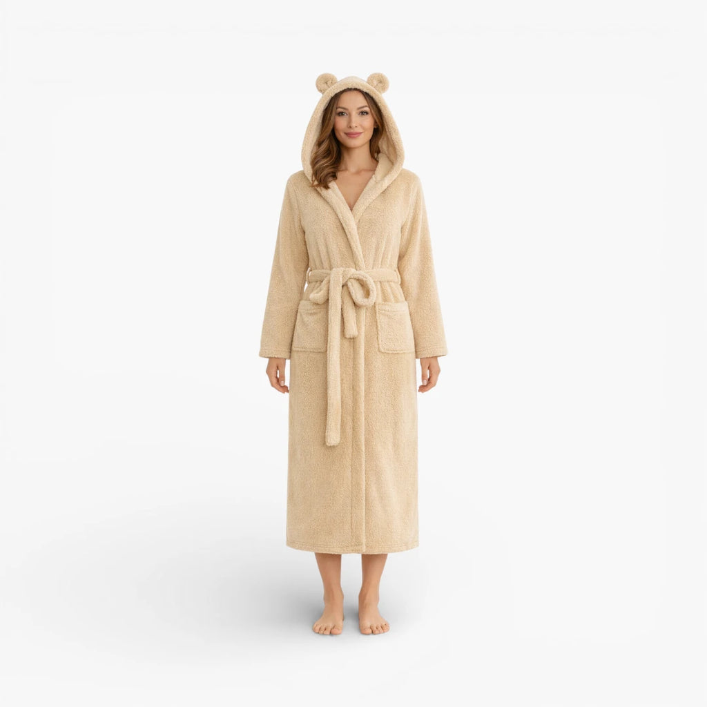 Peignoir Court Femme Polaire