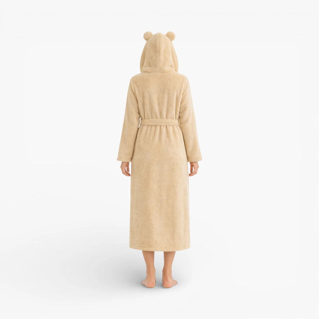Peignoir Court Femme Polaire