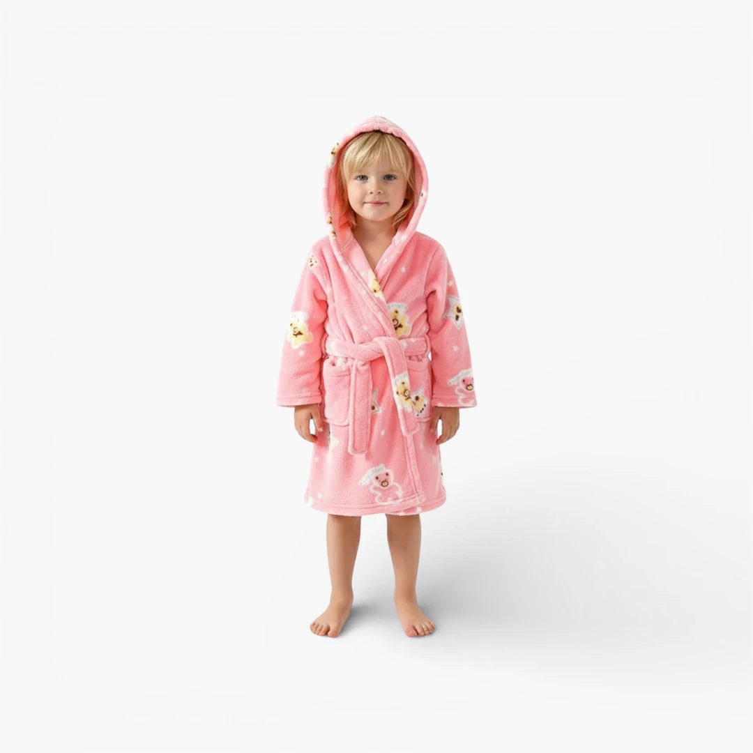 Peignoir Enfant Rose