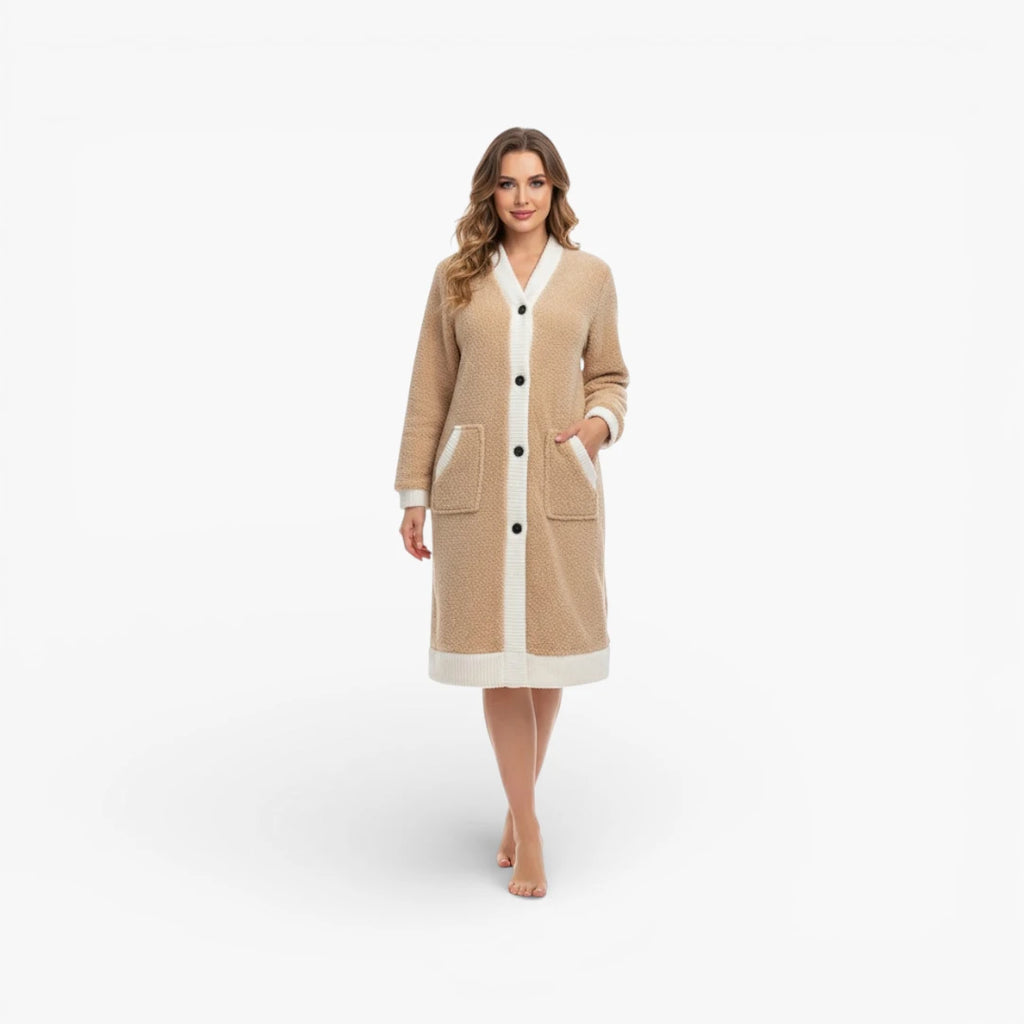 Peignoir Femme Long et Chaud