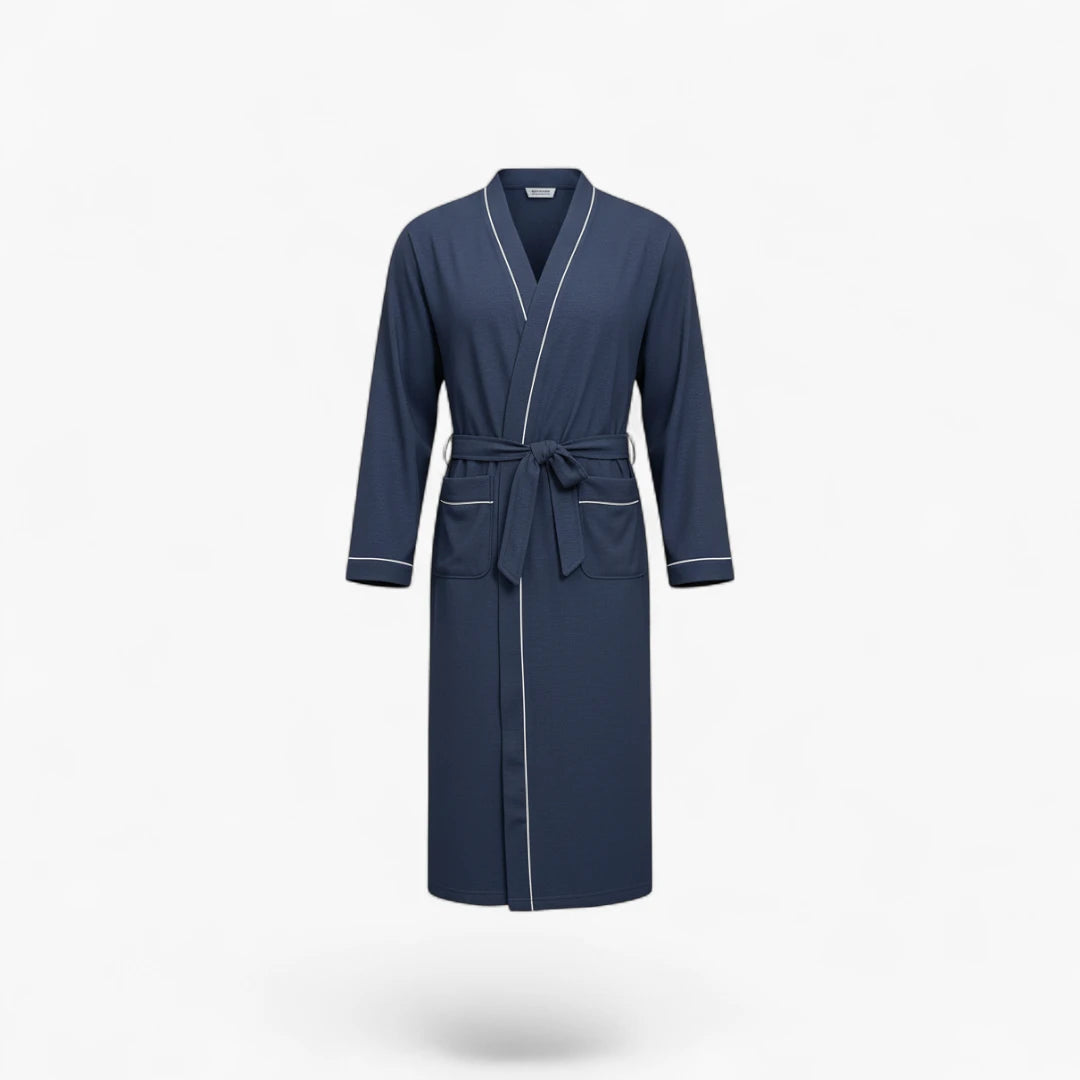 Peignoir Homme Bleu Marine